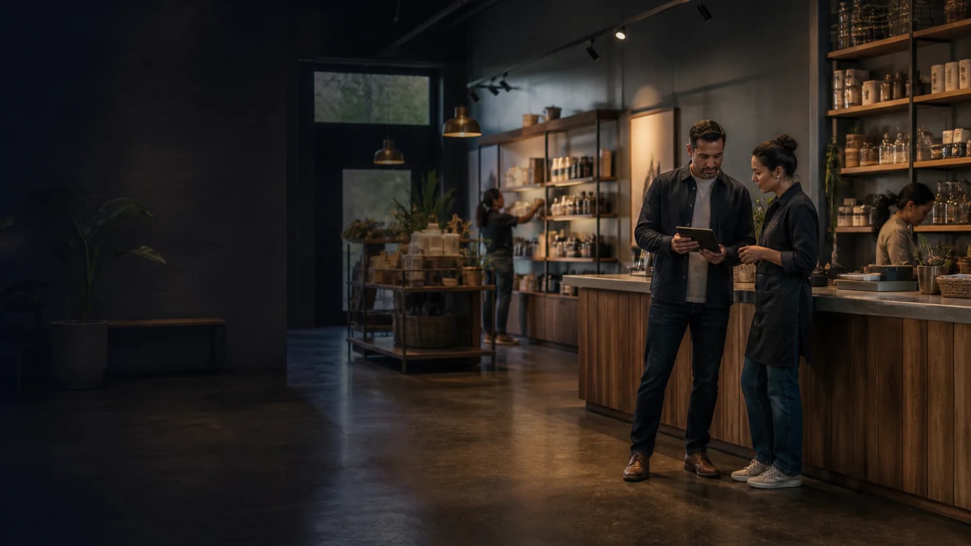 A franchise owner opening a store location