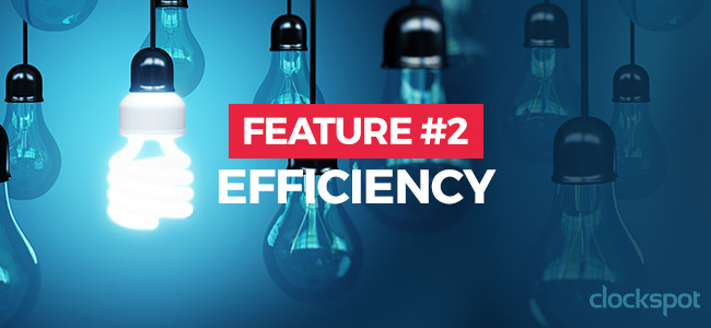 Feature #2: Efficiency